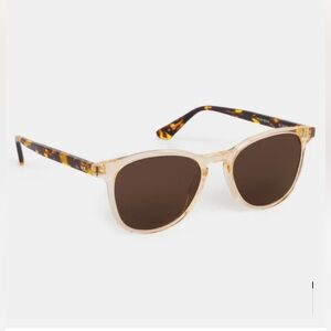 Krewe Olivier sunglasses in Champagne + Rue Tortoise Polarized